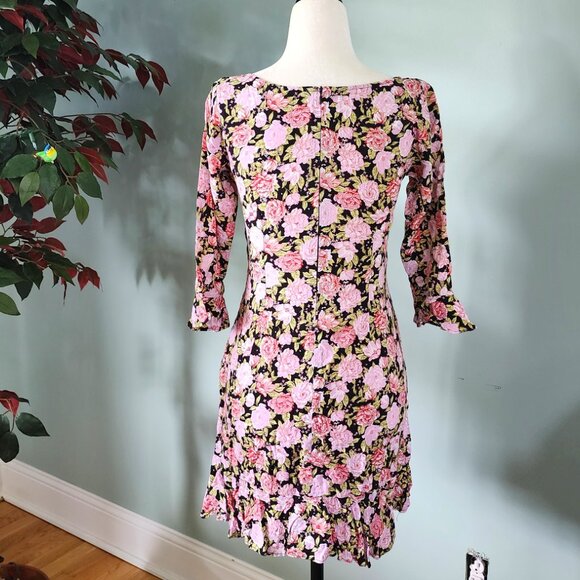 Floral Ruffle Minidress - Picture 3 of 4